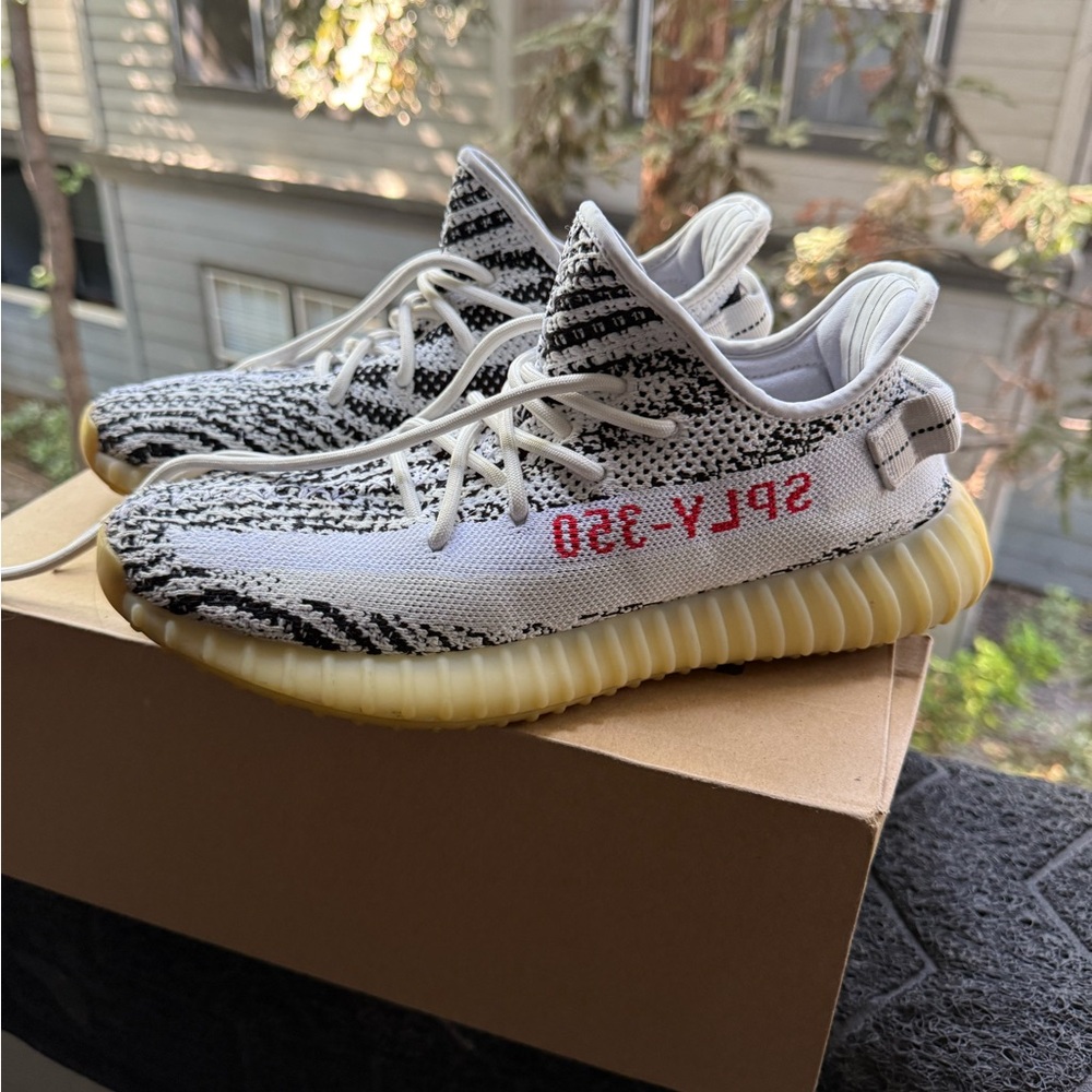 Adidas Yeezy Boost 350 V2 Black White Red